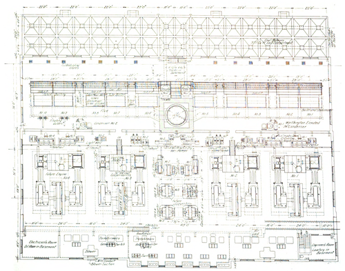 PLAN OF MAIN POWER STATION AT BATAVIA.