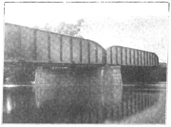 BRIDGE OVER DES PLAINES RIVER.