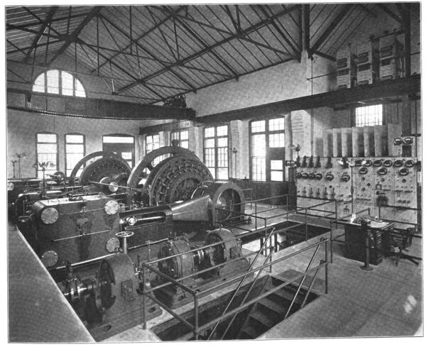 ENGINE ROOM IN CHARLTON POWER HOUSE