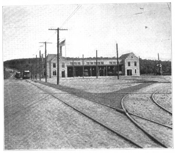 CAR HOUSE OF WORCESTER & SOUTHBRIDGE RAILWAY