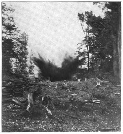 BLASTING THE RIGHT OF WAY.