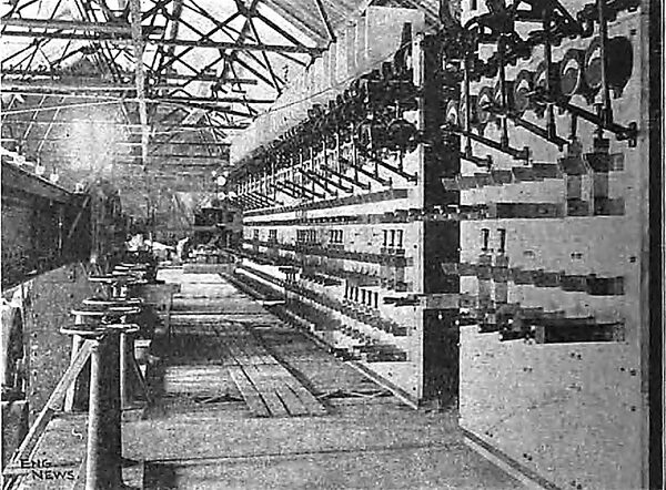 FIG. 2. SWITCHBOARDS AT CANYON FERRY POWER HOUSE.
