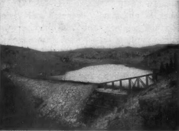 DAM DURING CONSTRUCTION.