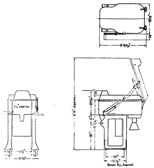 FIG. 14.  OIL CIRCUIT BREAKER FOR BRIDGES