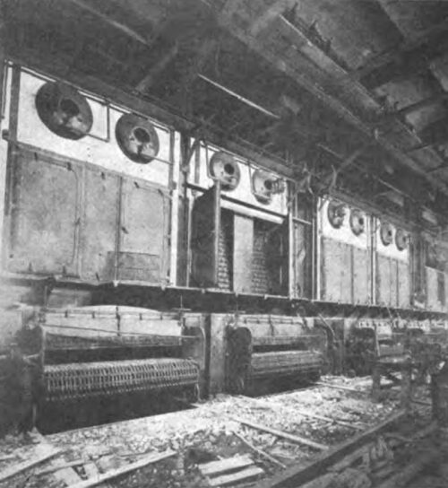 FIG. 10. A ROW OF BOILERS AT FISK STREET STATION.