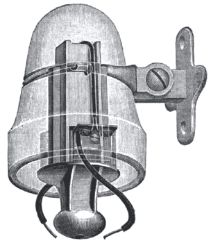 FIG. 1.  THE BRODIE SINGLE POLE HIGH TENSION COMBINED FUSE AND SWITCH.