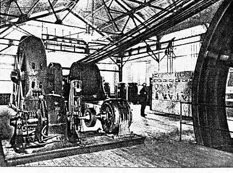 A LARGE MOTOR DRIVING A BLOWING ENGINE AT THE EAST HELENA, MONT., SMELTING PLANT.