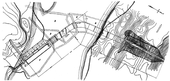 FIG. 9.  TOPOGRAPHICAL PLAN OF PROPERTY.