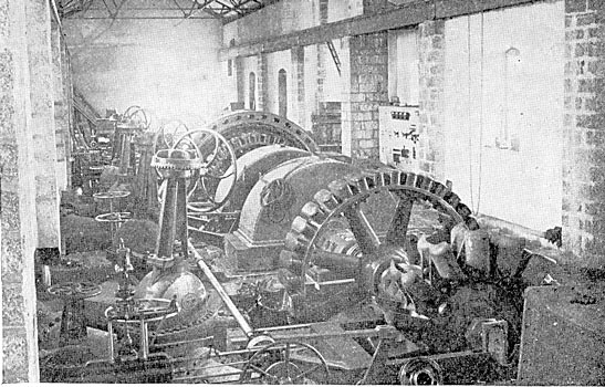 FIG. 28.-POWER HOUSE UNDER CONSTRUCTION LOOKING WEST.