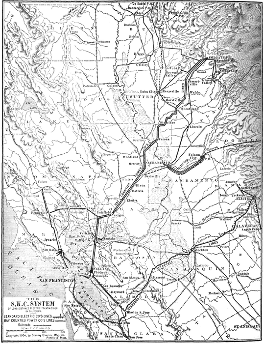 FROM COLGATE TO OAKLAND, WHERE THE BAY COUNTIES LINE ENDS, IS 152 MILES. FROM OAKLAND TO SAN FRANCISCO BY WAY OF THE STANDARD COMPANY