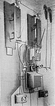 FIG. 19. — PROTECTED TELEPHONE IN STOCKTON SUB-STATION.