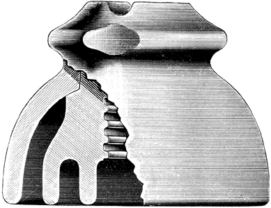 A NEW TYPE OF GAS-FIRED HIGH-TENSION INSULATOR.