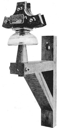 FIG. 4.  INSULATOR AND SUPPORT FOR ALTERNATING-CURRENT CHOKE COIL.