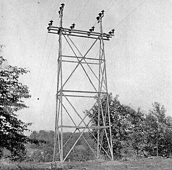 FIG. 4. — HEAVY TOWER AT CREDIT RIVER.