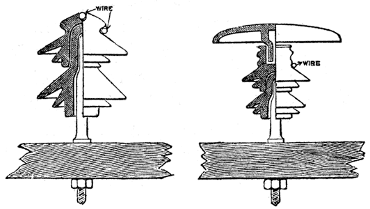 FIGS 1 AND 2.  A NEW ITALIAN INSULATOR.