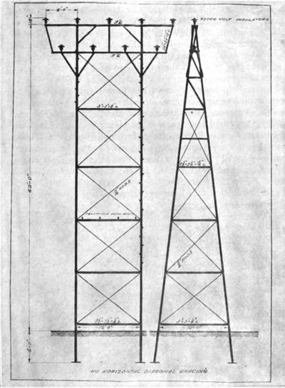 STEEL TRANSMISSION TOWER