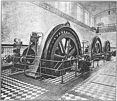 FIG. 3. - VIEW OF GENERATING ROOM, UPPENBORN.