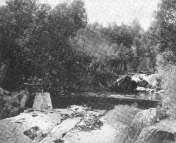 Fig. 10a No. 1 Intake at Junction of North Fork and South Fork of the North Fork