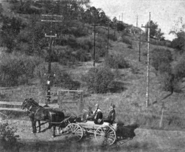 Fig. 16 West and East Mines, No. 1 to Fresno, 34.4 Miles, Tap - in Telephone Station on old (West) Line of 1896