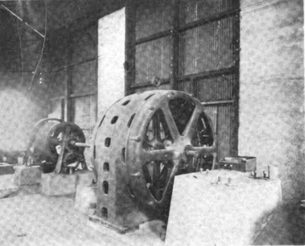 Fig. 19 500 H. P. Westinghouse 3 Phase Motor at Copper Mine Near Clovis