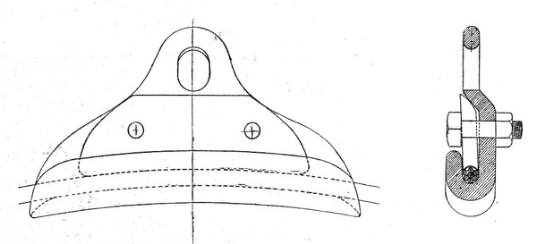 FIG. 18 -- DIAGRAM OF 100,000-VOLT SUSPENSION CLAMP.