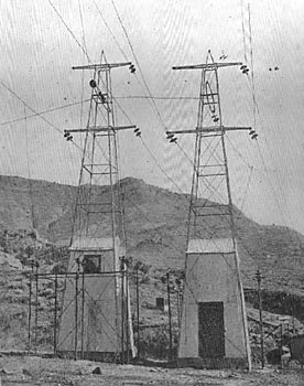 Fig. 4.  Lightning Arrester Houses in Base of Transmission Towers.