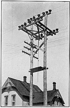 Standard pole switch. (60,000 volts)