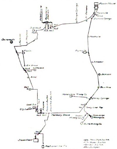 Map of Western States Gas & Electric Co.