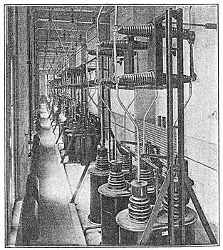 Fig. 15 - High-Tension Switch and Bus Room, White River Station.