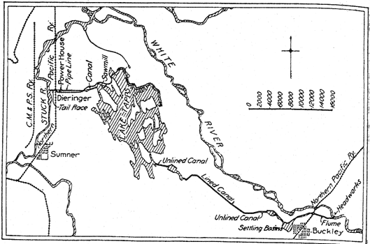 Fig. 2 - Map of the White River Development.