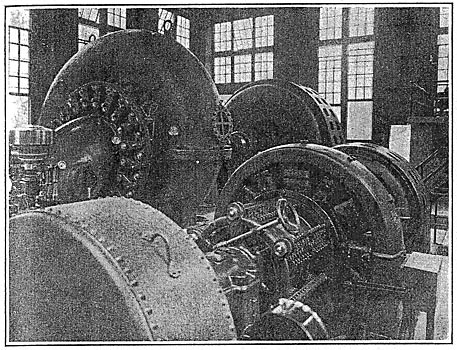 Fig. 32 - Equipment in Power House No. 2 at Snoqualmie Falls.
