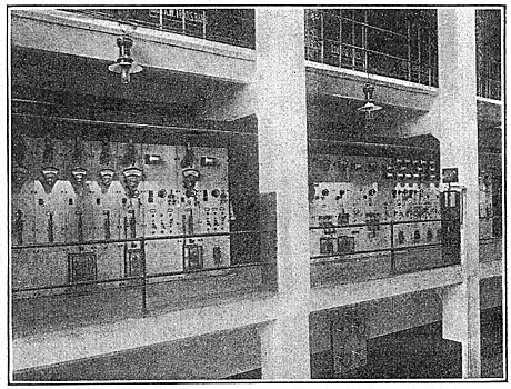 Fig. 34 - Switchboard Gallery, Georgetown Steam-Turbine Station.