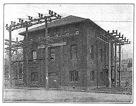 Fig. 42 - Transformer and Switching Station at Renton.