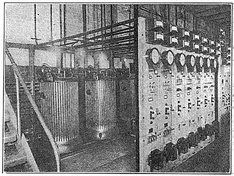 Fig. 45 - Switchboard and Regulators, James Street Substation.