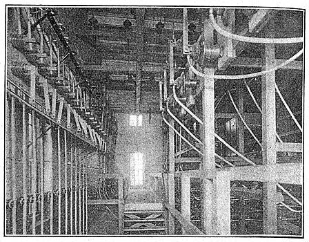 Fig. 47 - High-Tension Circuits in Massachusetts Street Substation, Seattle.