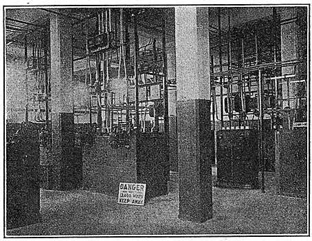Fig. 50 - Switch Room, Substation at North Seattle.