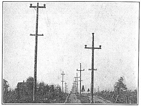 Fig. 11 - 80,000-Volt Line, Seattle Municipal System.