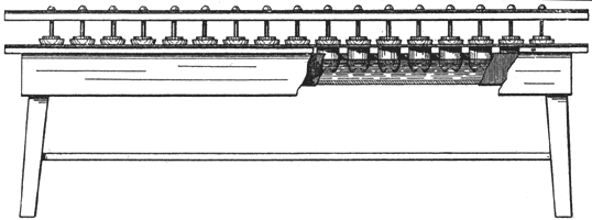 FIG. 3.  IMMERSION FORM OF RACK FOR TESTING INSULATORS.
