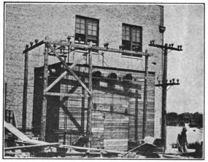 FIG. 4  TEMPORARY TRANSFORMER INSTALLATION AT BLUE ISLAND