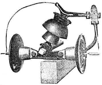 End View of One of the Units of the Strain Insulator Switch Showing Adaptation of Standard Type of Insulator.