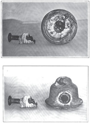 INSULATOR UNIT WHICH FAILED AT TOWER NO. 968 ON JUNE 17TH. A fine example of what happens when thermal failures are left in service.