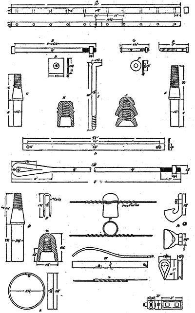 Fig. 1.  Details of New York-Chicago Telephone Line Construction.