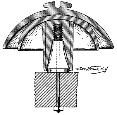 SECTION VIEW OF INSULATOR.