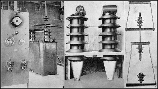 FIGS. 1, 2 AND 3. - INSULATOR FOR HIGH-VOLTAGE LINES.