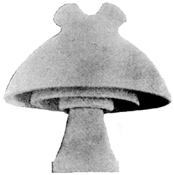 Figure 6 - Insulator Embodying Triple Petticoat Shell Construction.
