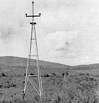FIG. 40. - TRANSMISSION TOWERS ERECTED AND CABLES STRUNG.