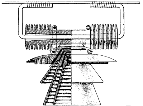 BAUM HIGH-TENSION INSULATOR.