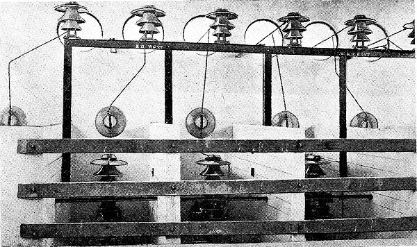 FIG. 41. - HIGH-TENSION LINES ENTERING LOS ANGELES NO. 3 RECEIVING STATION.
