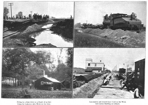 THE BUILDING OF THE ELGIN-BELVIDERE ELECTRIC RAILWAY.