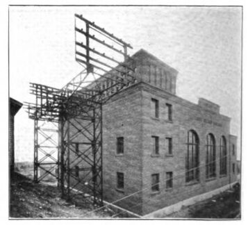 FIG. 7. TERMINAL CABLE RACK AT WOODHAVEN JUNCTION ON LONG ISLAND RAILROAD.